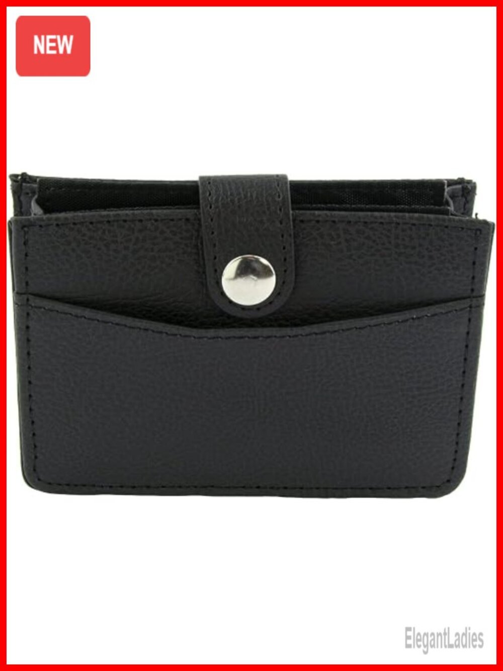 Easy Access Vertical Wallet with RFID Blocking Expandable Pull Out Card Storage